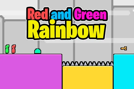 Red and Green Rainbow