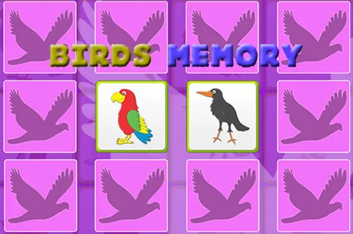 Kids Memory with Birds