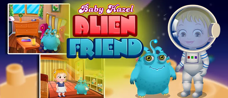 Baby Hazel Alien Friend