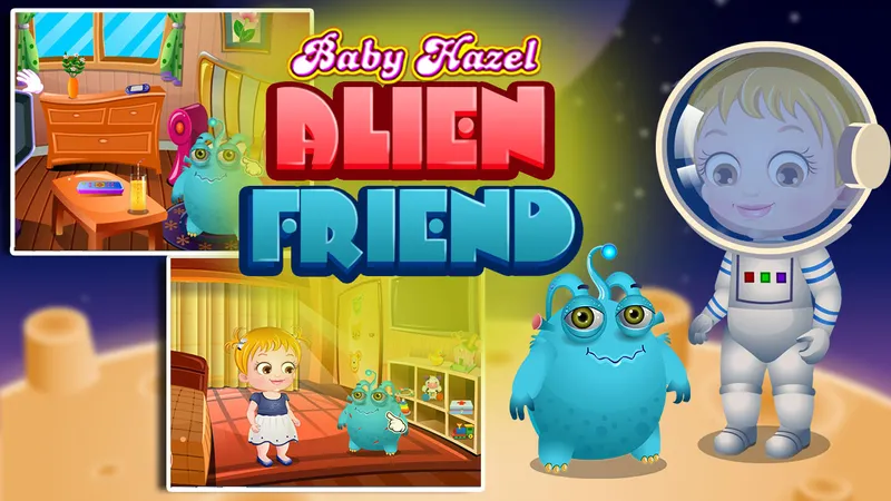 Baby Hazel Alien Friend