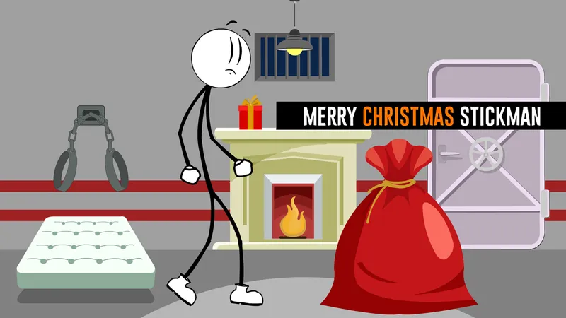 Merry Christmas Stickman