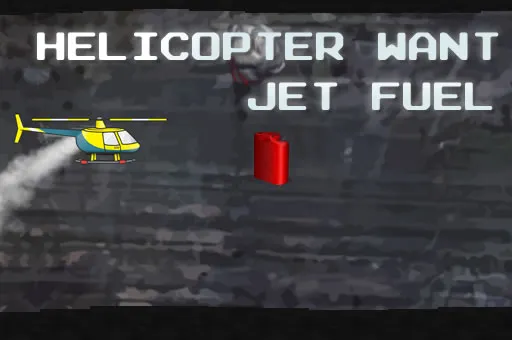 Helicopter Want Jet Fuel