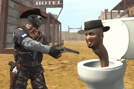 Cowboy vs Skibidi Toilets