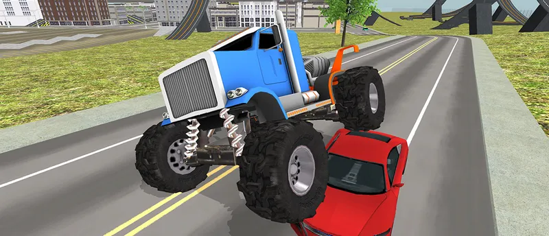 monster truck driving simulator game