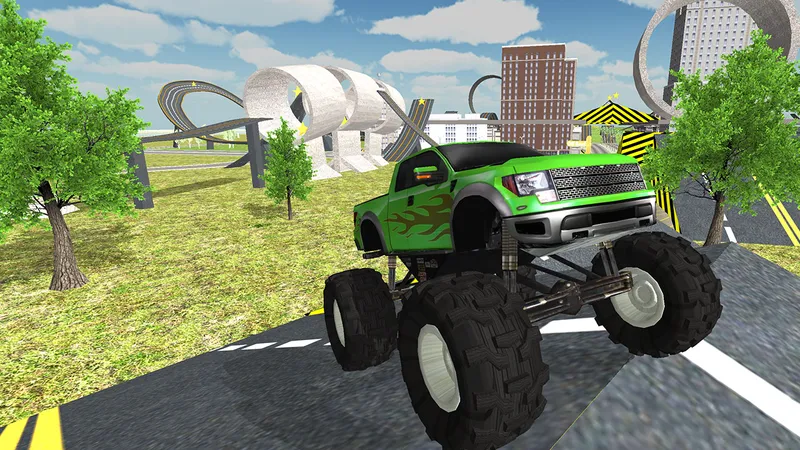 monster truck driving simulator game