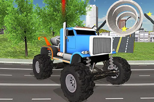 monster truck driving simulator game