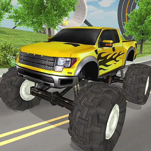 monster truck driving simulator game