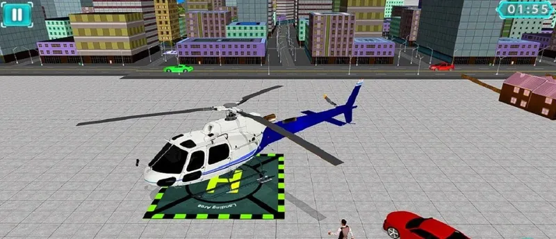 Helicopter Parking Simulator Game 3D