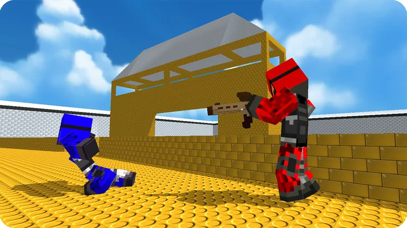 Blocky Gun Paintball 2