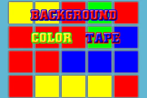 Background Color Tape