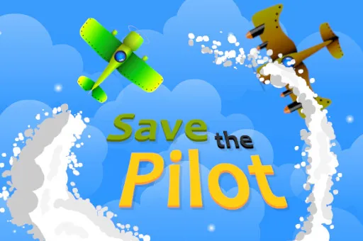 Save The Pilot Airplane HTML5 Shooter Game