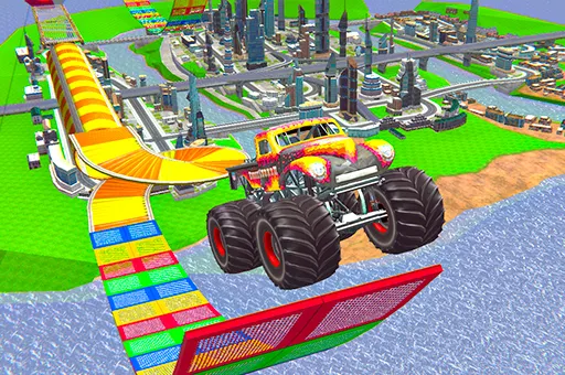 Impossible Monster Truck race Monster Truck Games 2021 