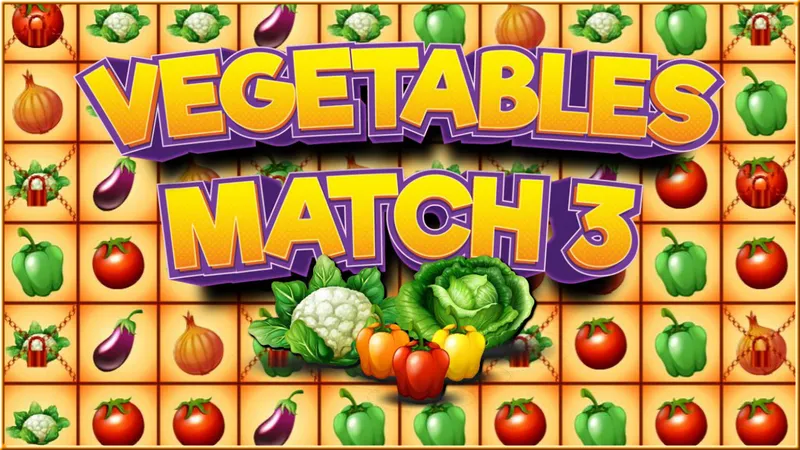 Vegetables Match 3