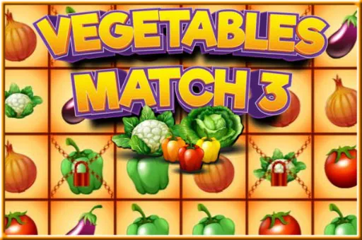 Vegetables Match 3