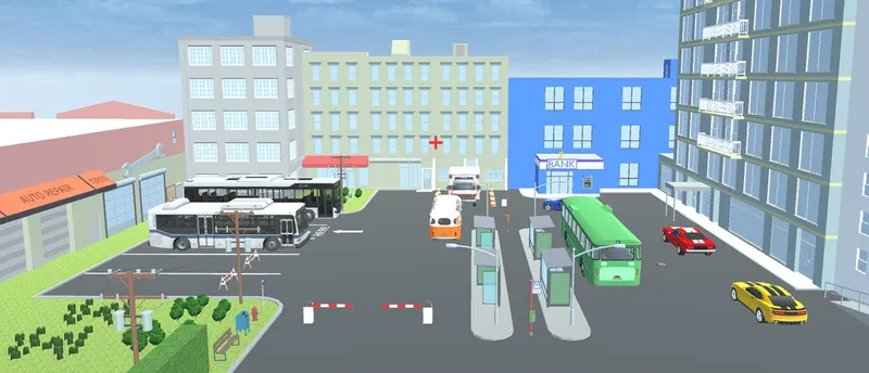 City Bus Parking Simulator Challenge 3D