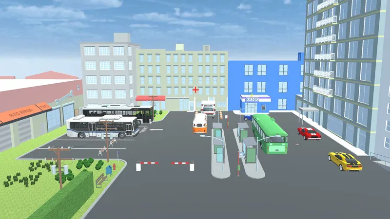 City Bus Parking Simulator Challenge 3D