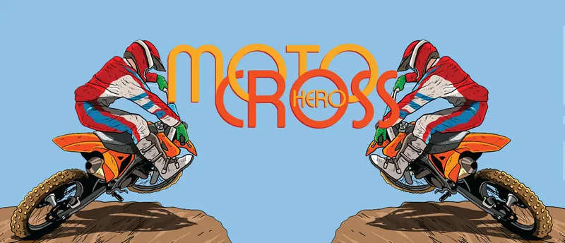 MotoCross Hero Coloring