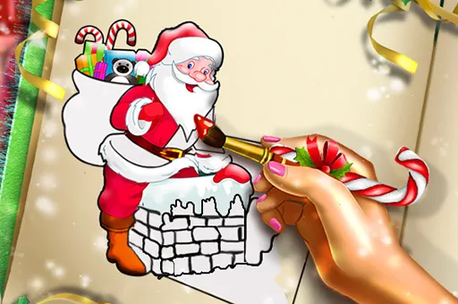 Santa Christmas Coloring