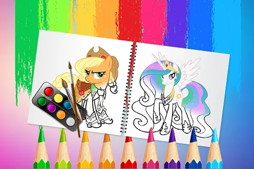 Sweet Pony Coloring Book