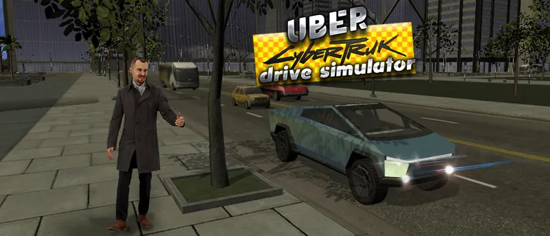 Uber CyberTruck Drive Simulator