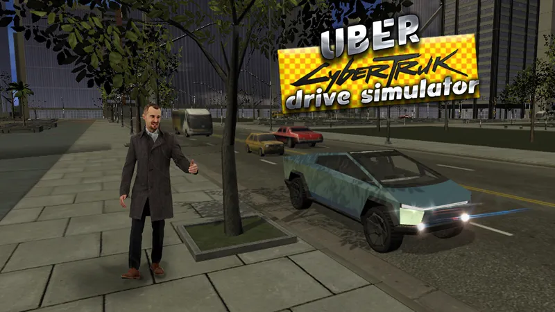 Uber CyberTruck Drive Simulator