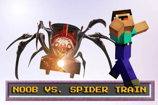 Noob VS. Spider Train