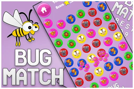 Bug Match for kids Education