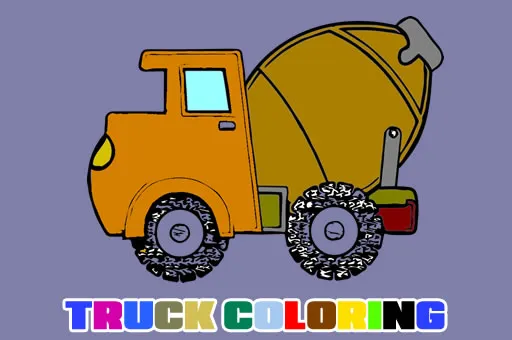 Trucks Coloring Book