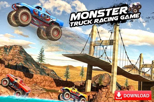 Mega Truck Race Monster Truck Racing Game