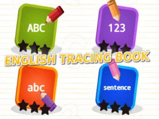 English Tracing Book