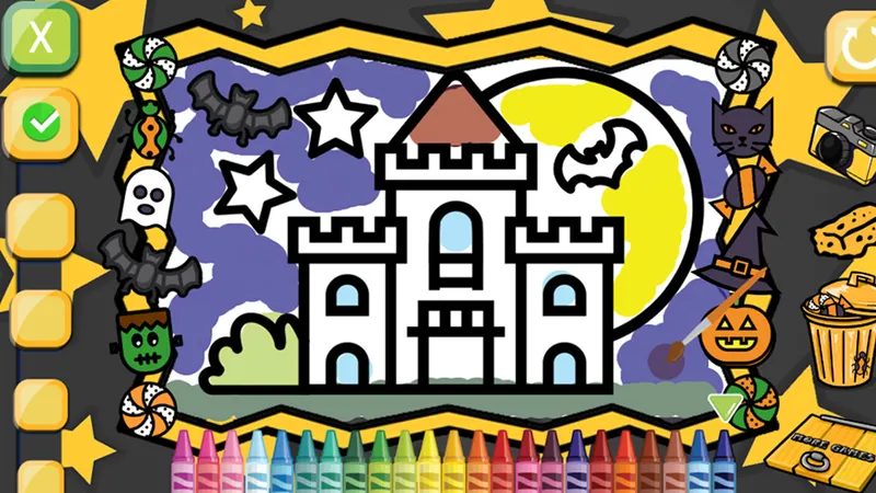 Kids Coloring Halloween