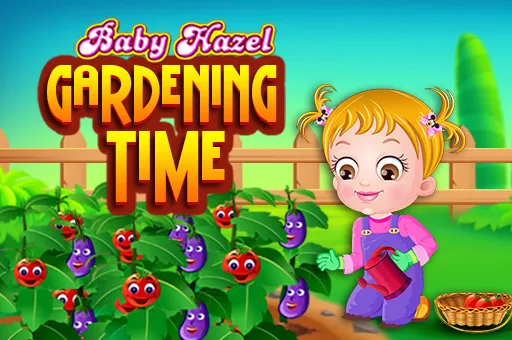 Baby Hazel Gardening Time