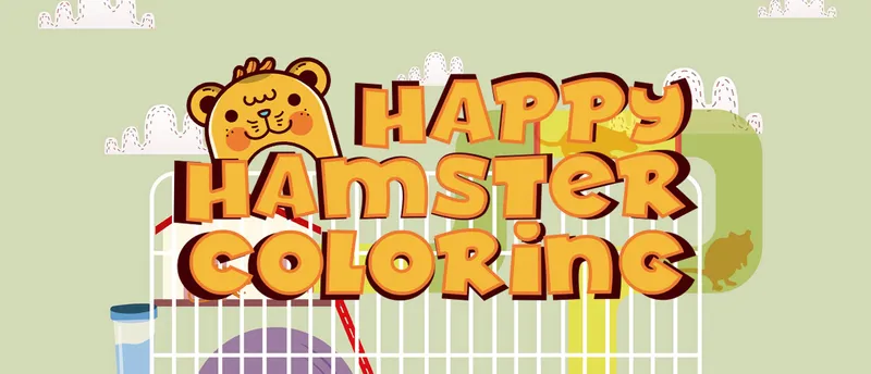 Happy Hamster Coloring