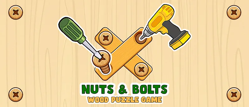 Nuts & Bolts Wood Puzzle Game