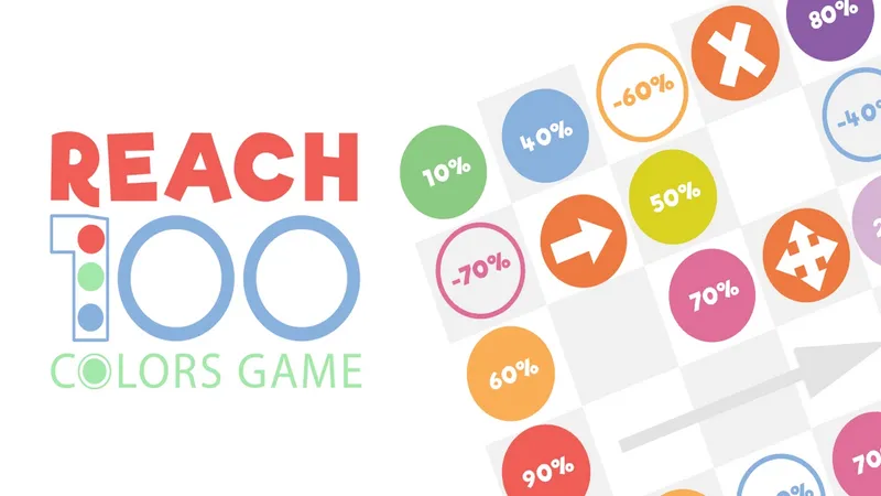 Reach 100 Colors Game