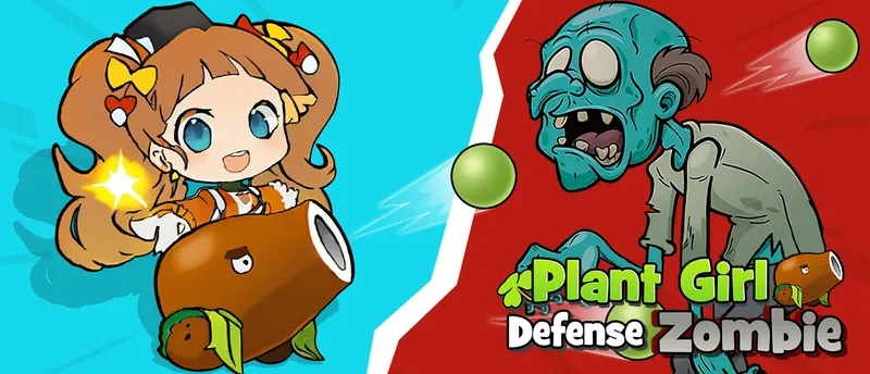 Plant Girl Defense Zombie