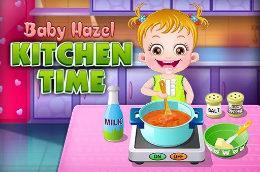 Baby Hazel Kitchen Time