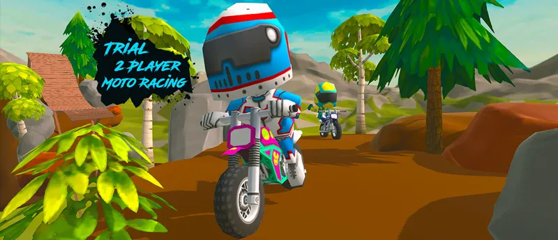 Trial 2 Player Moto Racing