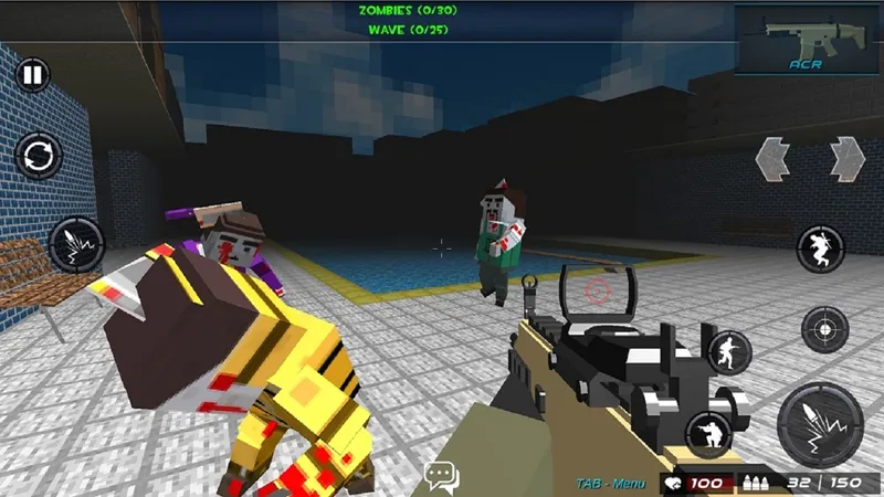 Survival shooting war game pixel gun apocalypse 3