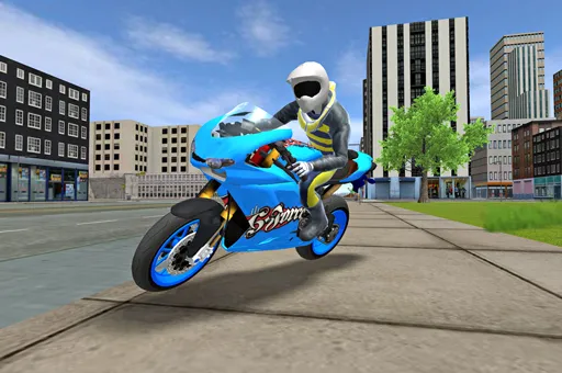 Sports bike simulator Drift 3D