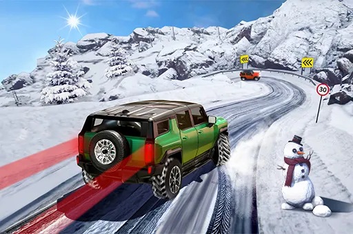 SUV Snow Driving 3d