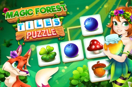 Magic Forest Tiles Puzzle