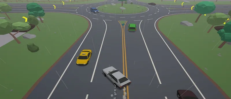 Polygon Drift: Endless Traffic Racing