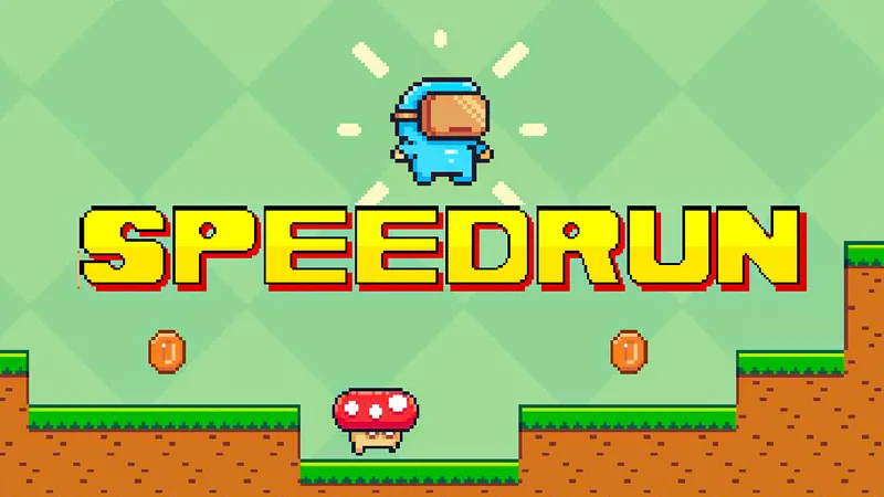 Speedrun platformer