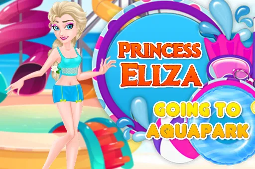 Princess Eliza Going To Aquapark