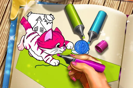 Pets Coloring Book