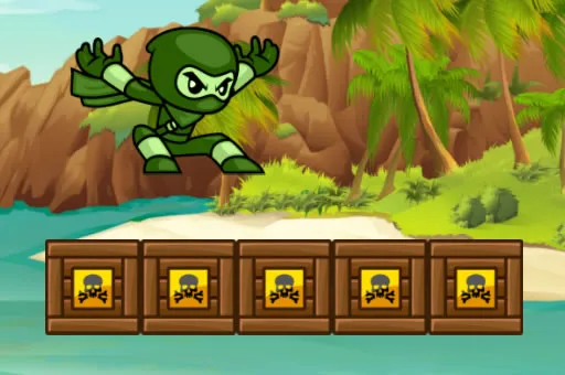 Green Ninja Run