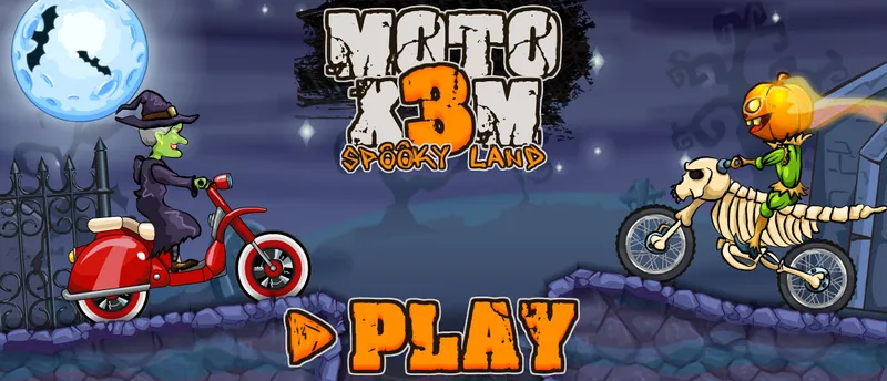 Moto X3M Spooky Land