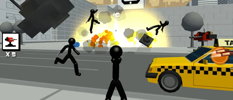 Stickman City Shooting 3D