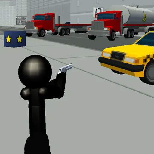 Stickman City Shooting 3D